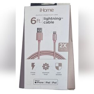 iHome Nylon Braided Lightening Cable